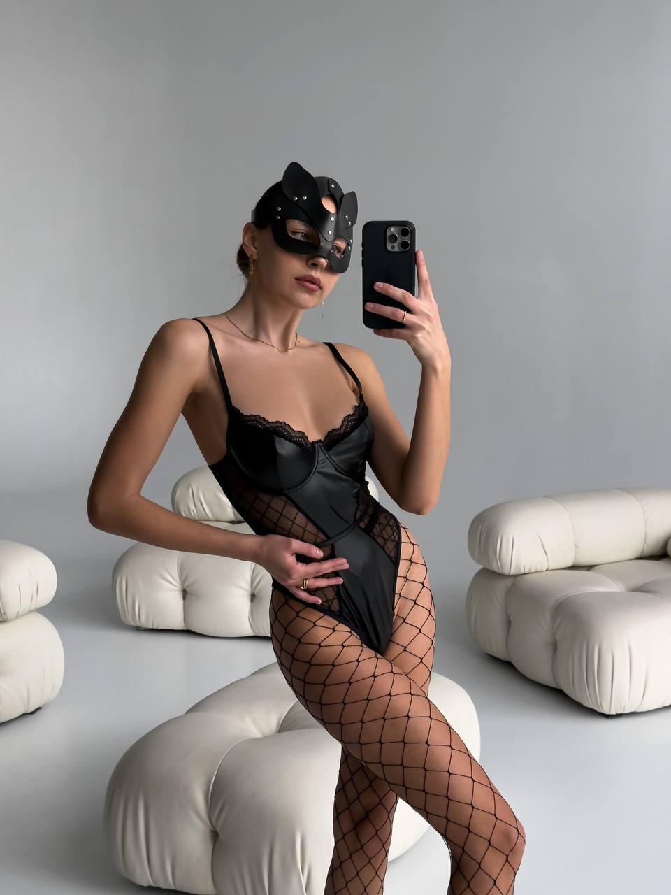 Leather Body with Mesh